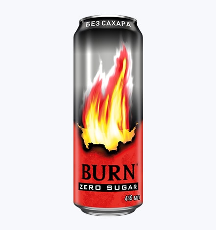 BURN Оригин б/сахара ж/б
