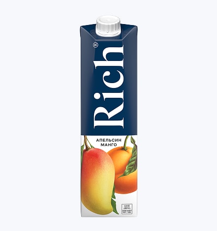 Нектар RICH из апельсина и манго