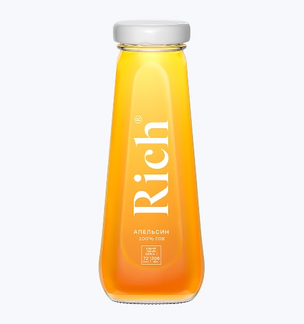 Сок RICH Апельсиновый ст.